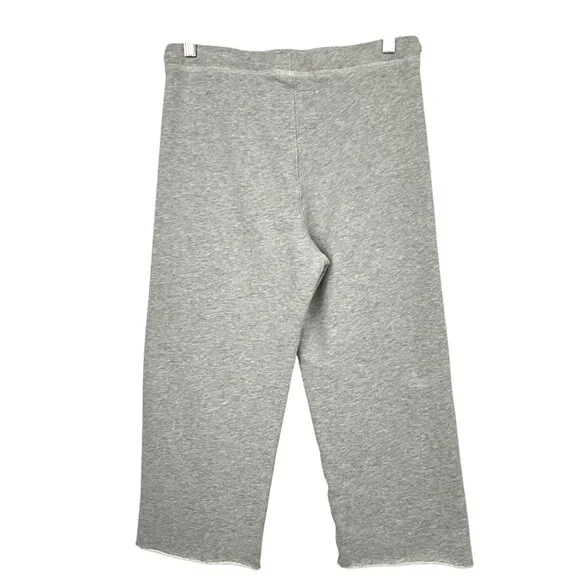 Frank & Eileen Tee Lab Womens XS Catherine Wide Leg Crop Sweatpants Gray - Picture 4 of 11